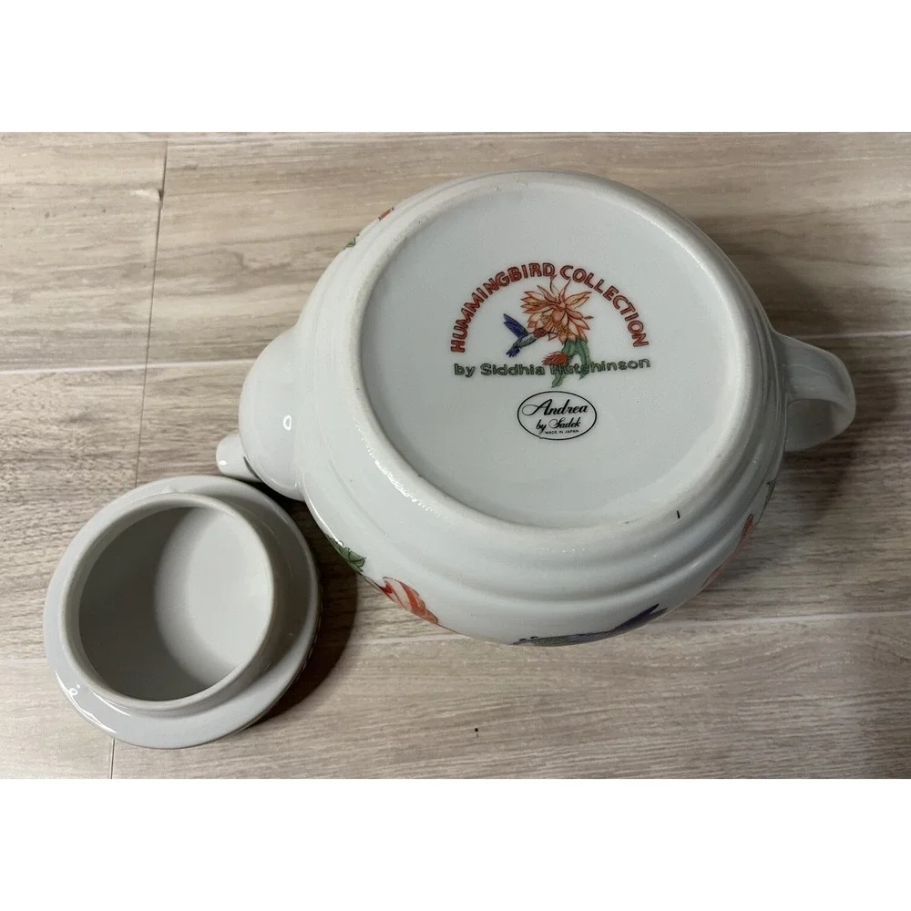 Hummingbird Collection by Siddhia Hutchinson Floral Hummingbird Teapot